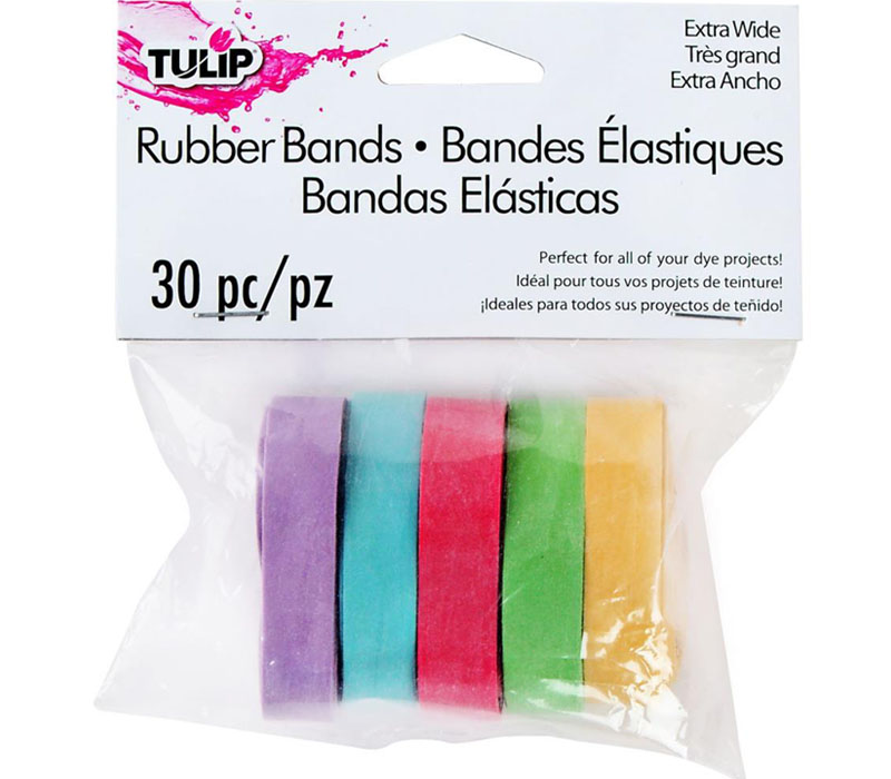Tulip Extra Wide Rubber Bands - 30 Piece