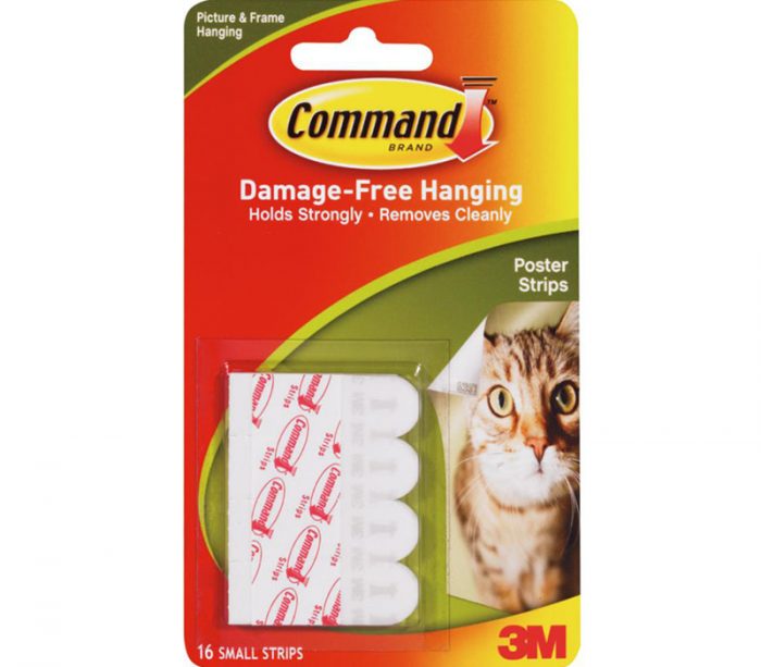 3M Command Poster Strips - Small - 16 Strips