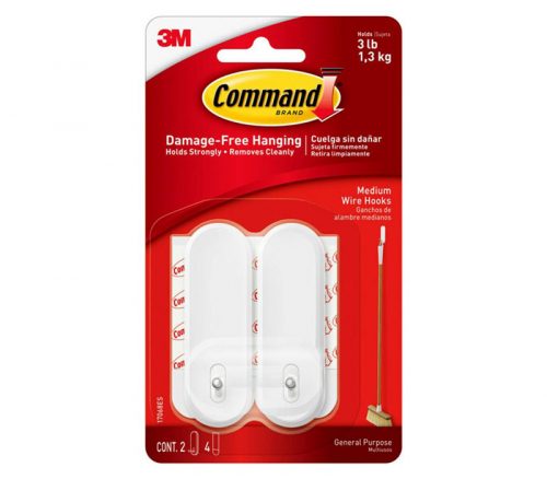 3M Command Wire Hooks - Medium