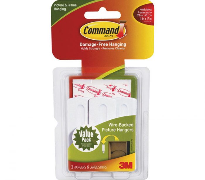 3M Command Wire-Backed Picture Hangers - Large