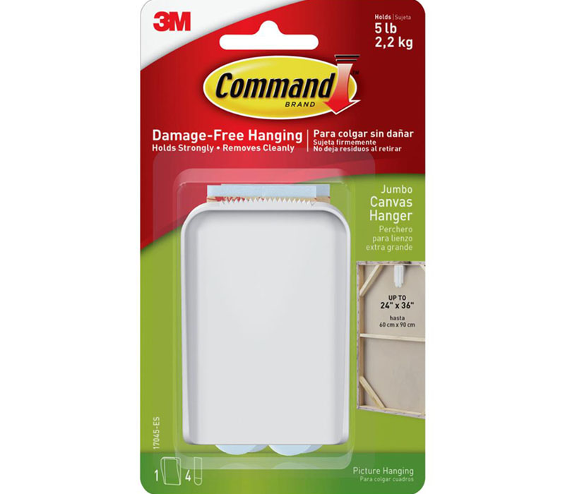 3M Command Jumbo Canvas Hanger - 1 Piece