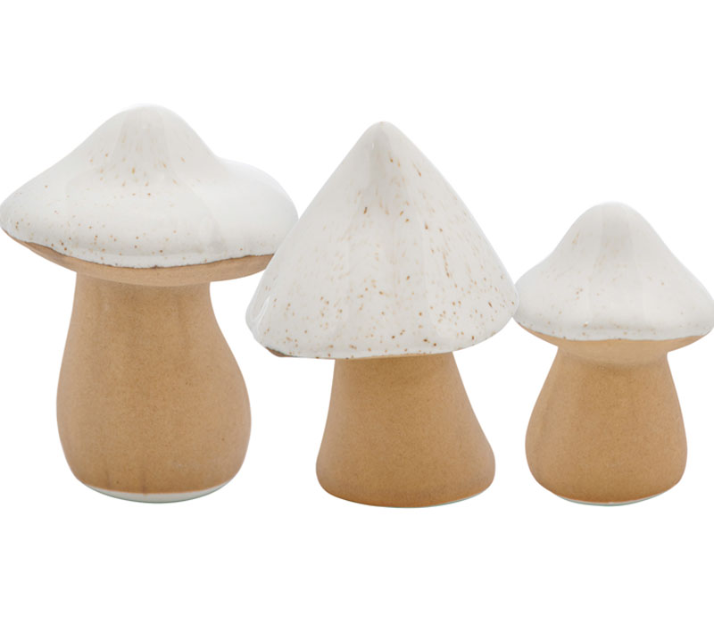 Primitives by Kathy White Cone Mushroom - 1 Mushroom - Style Shipped is Randomly Picked