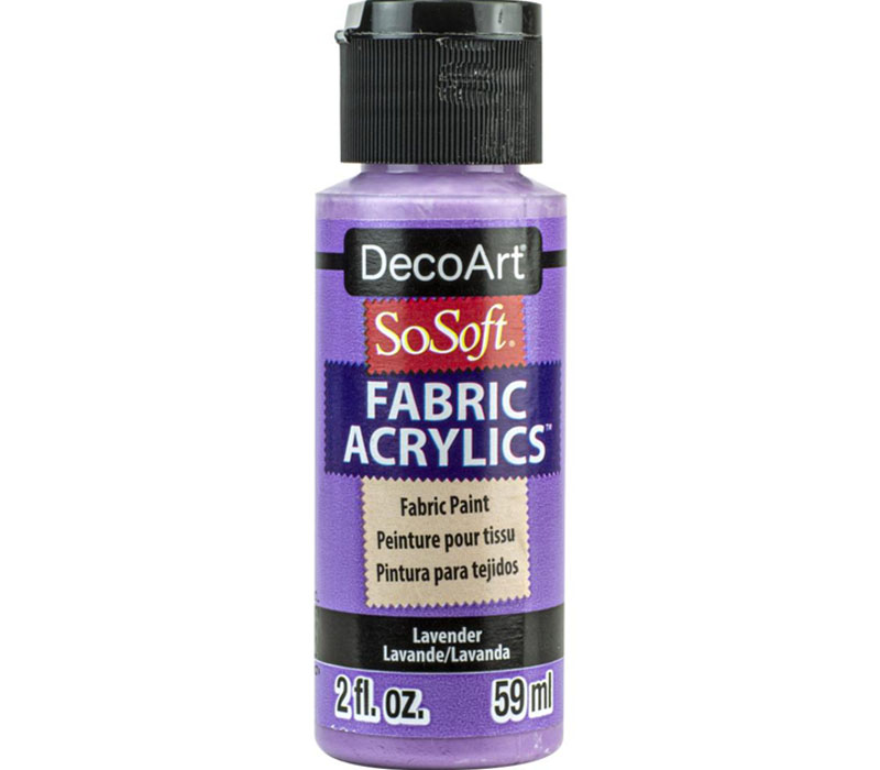 DecoArt SoSoft Fabric Acrylic Paint - 2-ounce - Lavender