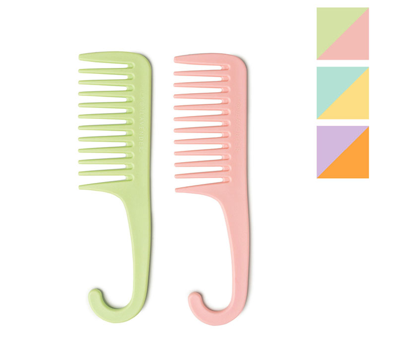 Lemon Lavender Knot Today Detanglingn Shower Comb - 2 Piece/Comb - Color/set Shipped is Randomly Picked