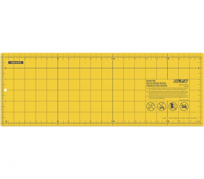 Ofla Yellow Cutting Mat 6-inches by 18-inches