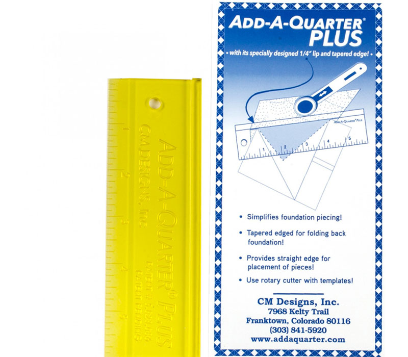 CM Designs Add A-Quarter Ruler 6-inch Plus