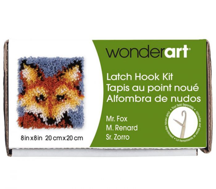 WonderArt Mr Fox Latch Hook Kit
