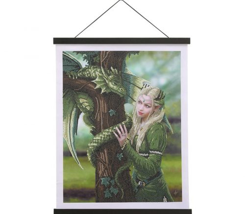 Crystal Art Scroll Kit - Kindred Spirits