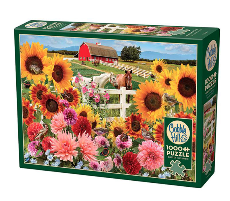 Cobble Hill Puzzle Sunflower Farm - 1000 Piece