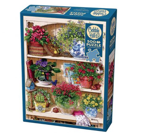 Cobble Hill Puzzle Flower Cupboard - 500 Piece