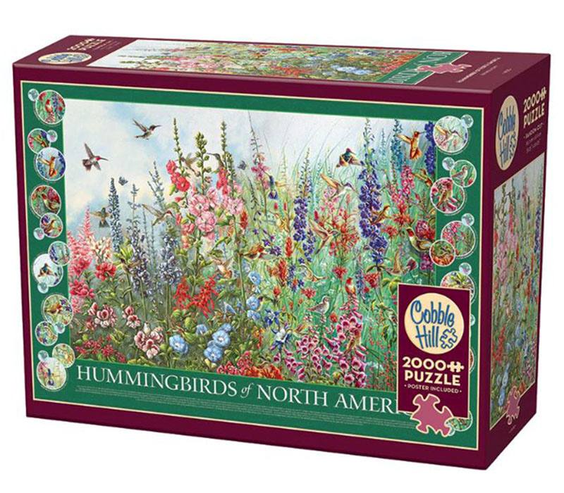 Cobble Hill Puzzle Hummingbirds of North America - 2000 Piece
