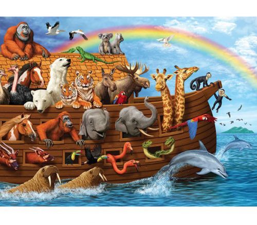 Cobble Hill Puzzle Tray Voyage of the Ark - 35 Piece