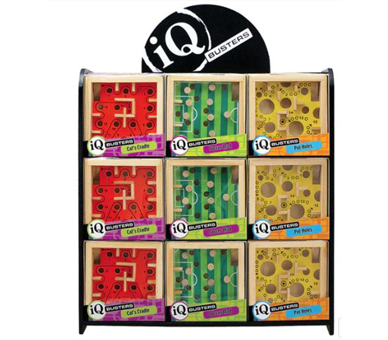 Outset IQ Busters: Labyrinths Game - 1 Game - Style/Color Shipped is Randomly Picked