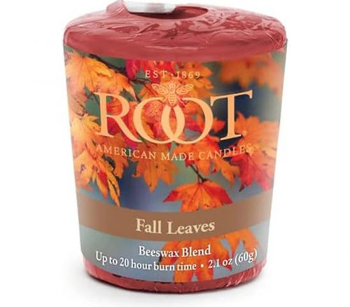 Root Votive Candle Fall Leaves