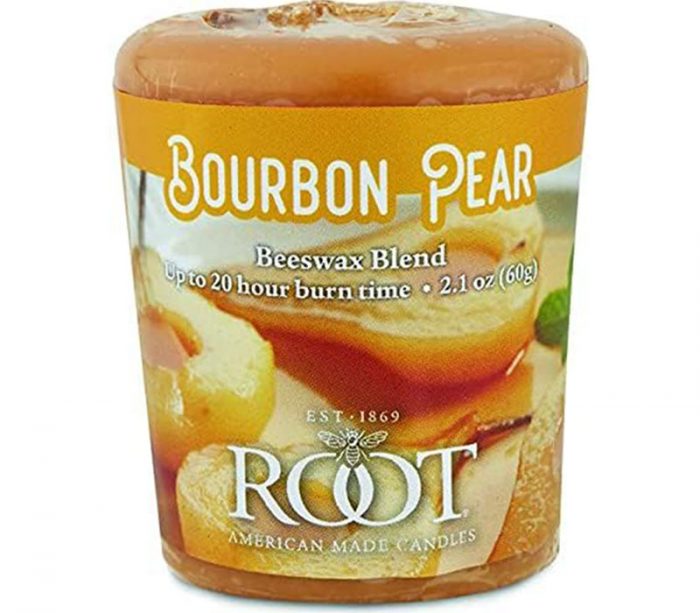 Root Votive Candle Bourbon Pear