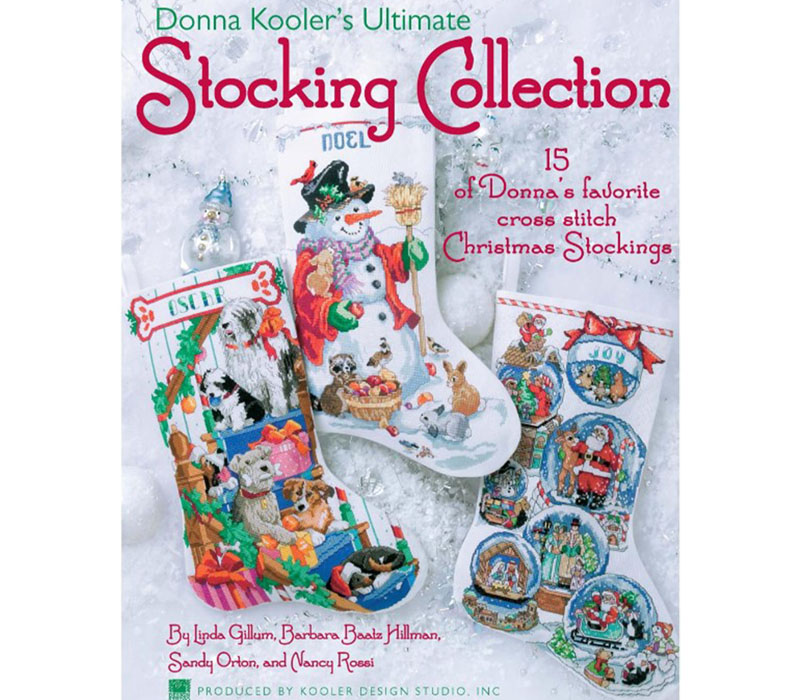 Leisure Arts Donna Koolers Ultimate Cross Stitch Stockings Book #4082