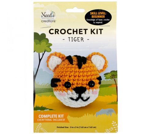 Safari Tiger Amigurumi Crochet Kit