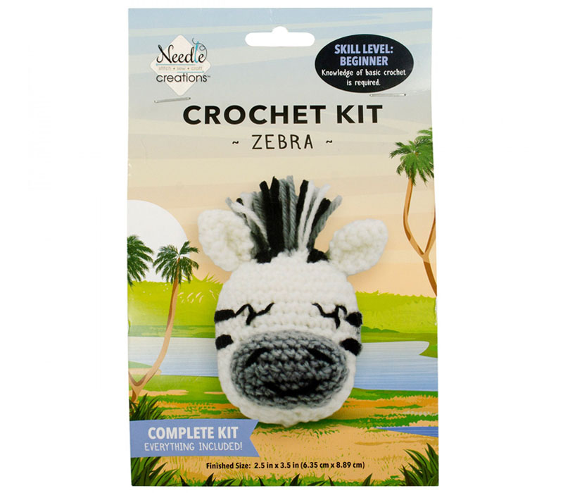 Safari Zebra Amigurumi Crochet Kit