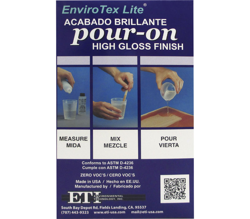 Envirotex Lite Pour On High Gloss Finish - 32-ounce