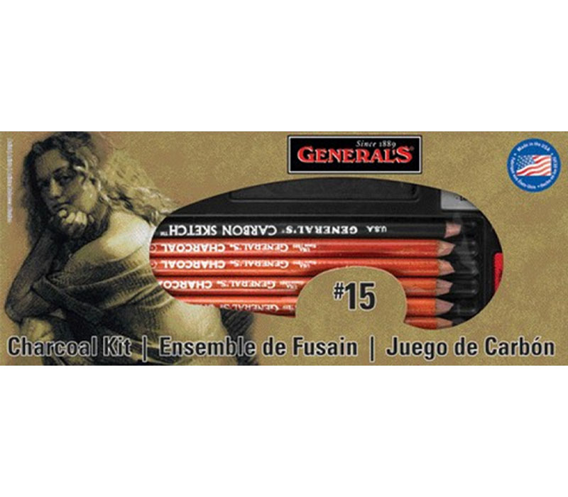 General's Charcoal Drawing Pencil Set 