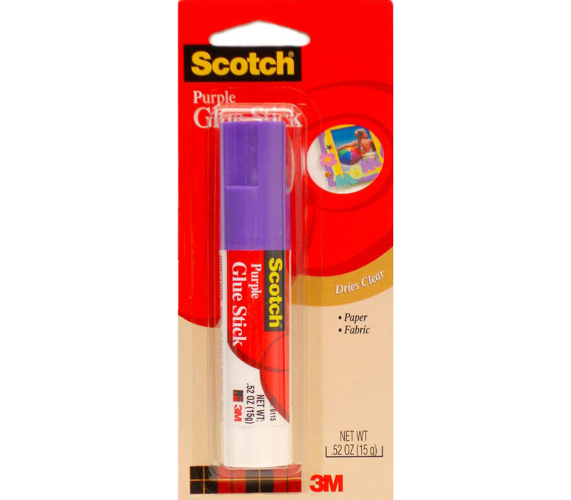 Scotch Glue Sticks - 1/22-ounce - Purple - Craft Warehouse