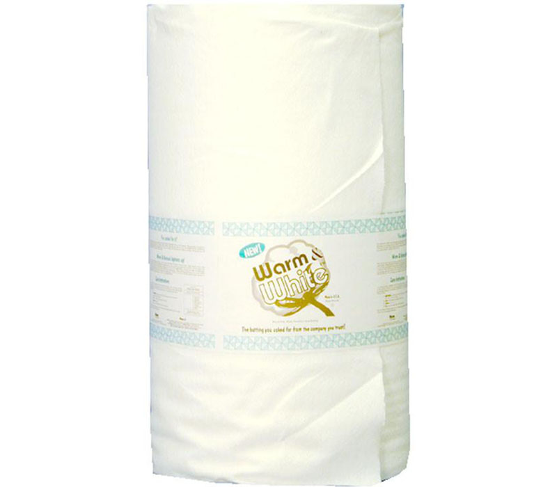 Warm and Natural Cotton Batting by the yard - 90-inches wide