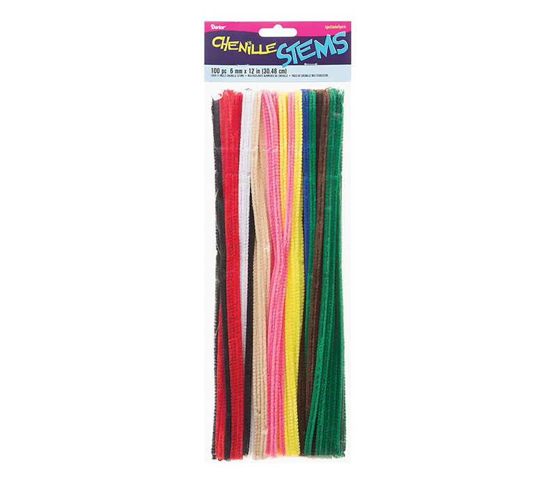 Christmas Chenille Stems, 12-inch, 100-piece 