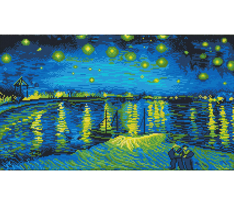 Diamond Dotz Starry Night Over Rhone Van Gogh Kit