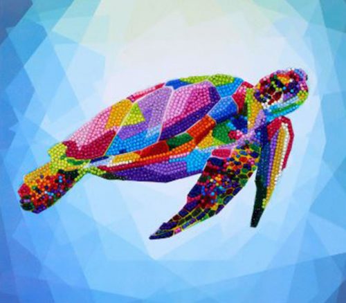 Diamond Dotz Colorful Turtle Kit