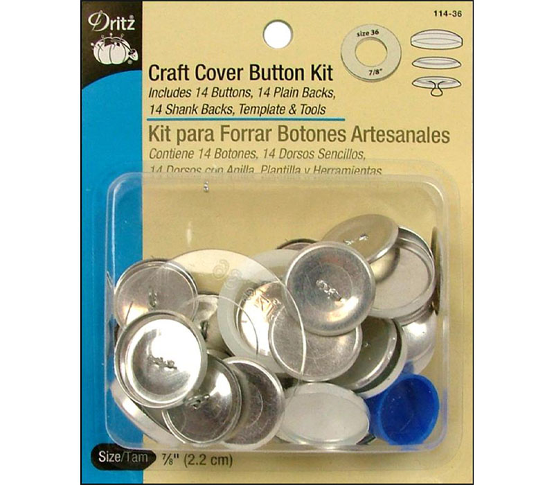 Dritz Cover Button Kit 3/4 Al
