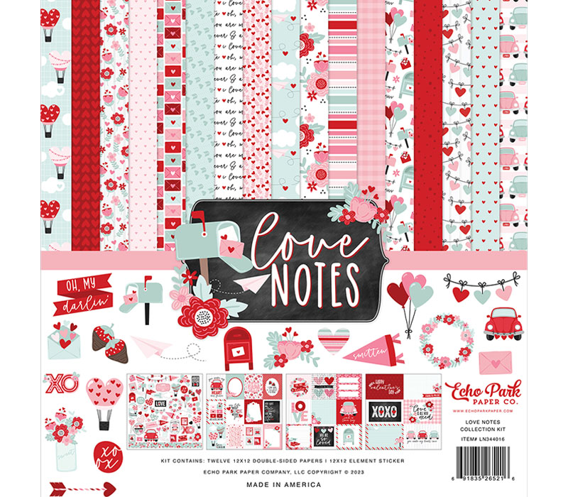 Echo Park Paper  Love Notes Scrapbook Stickers – Scrapbook Supply