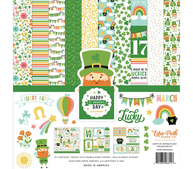 Echo Park Collection Paper Kit - 12x12 - Happy St Patricks Day