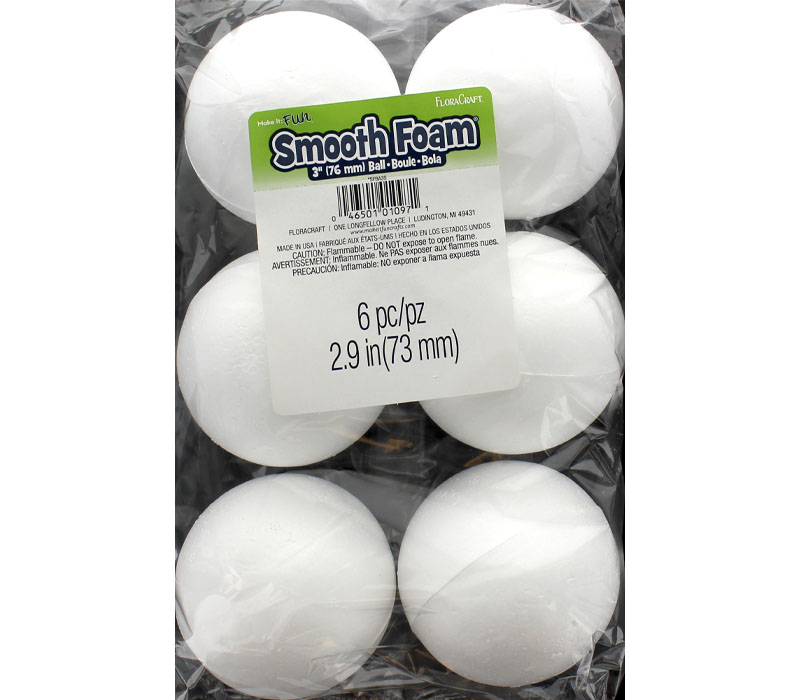 Ball - 1 - Styrofoam (16pk) – The Craft Place USA