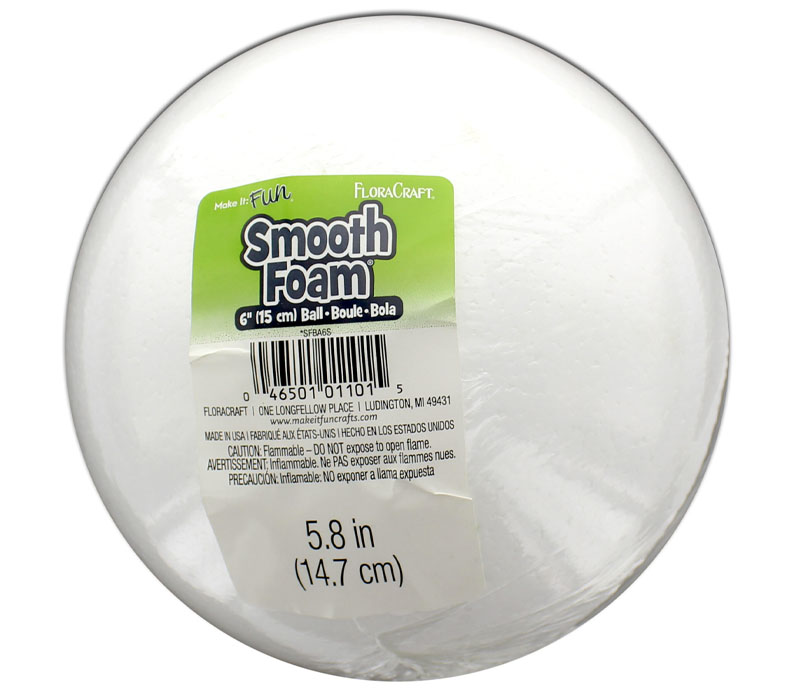 6inch 15cm styrofoam balls for diy
