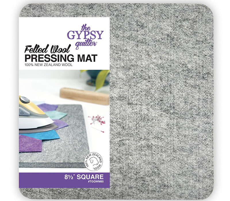 The Gypsy Quilter Wool Pressing Mat - 13.5-inch x 13.5-inch x 1/2-inch -  Craft Warehouse