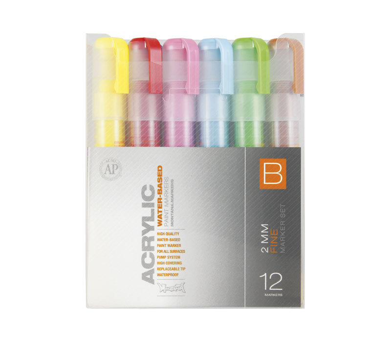 Paint Markers set Set of 11 Markal HP Pro-line multiple Colors 