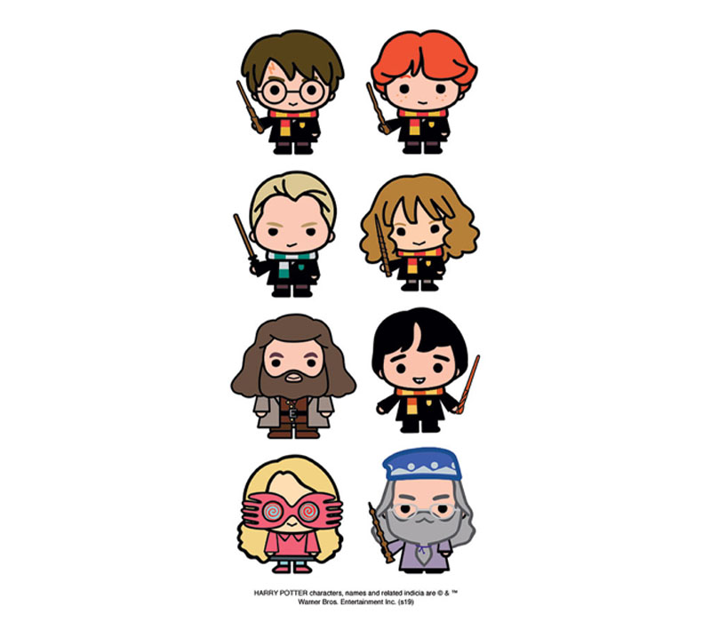 12 Month Undated Officially Licensed Harry Potter Chibi Stickers