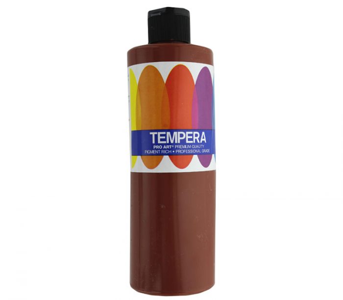 Pro Art Liquid Tempera Paint - 16-ounce - Brown