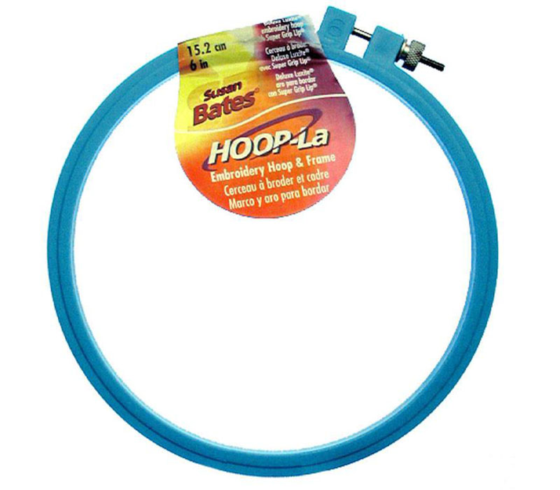 Susan Bates Hoop-La Embroidery Hoop and Frame - 6-inch - Color Shipped is  Picked Randomly - Craft Warehouse