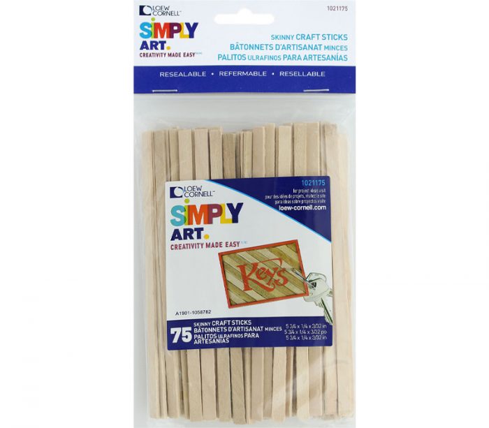 Forster Woodsies Skinny Sticks - 75 Piece - Craft Warehouse