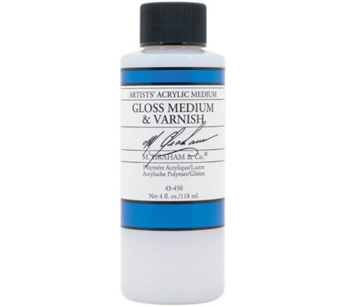 M. Graham Acrylic Medium 4-ounce - Gloss