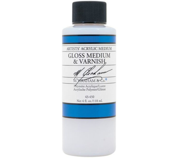M. Graham Acrylic Medium 4-ounce - Gloss