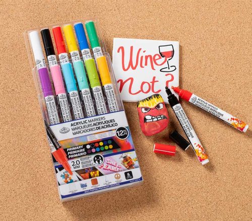 Paint the World Bright: 12 Acrylic Markers for Fine Details, Lettering, and Versatile Art Projects