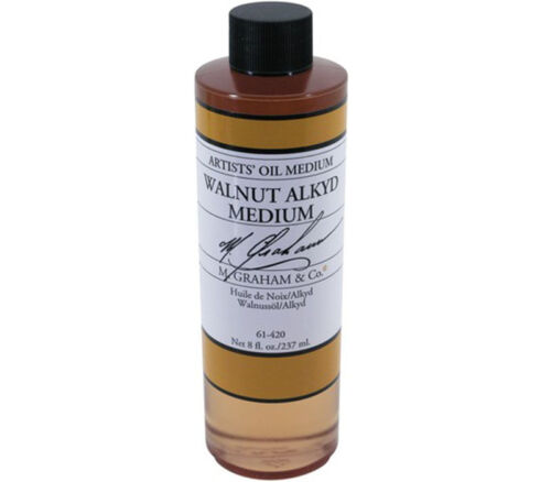 M. Graham Oil Medium 8-ounce - Walnut Alkyd