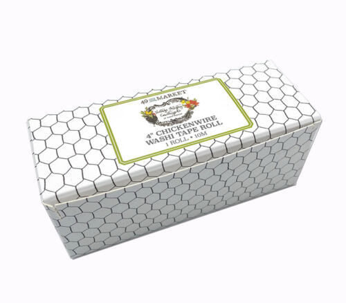 49th and Market Vintage Artistry Countryside - Washi Tape Chickenwire 4-inch