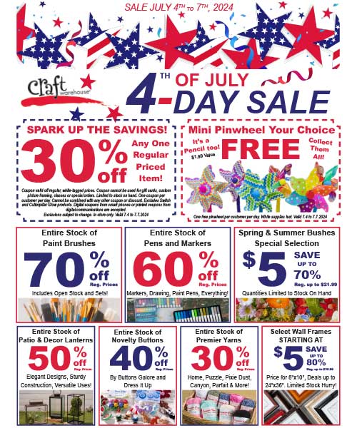 4th of July Sale