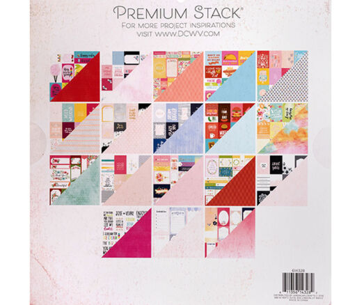 Die Cuts Tag Stack Collection -  Foil Paper Stack - 12-inch x 12-inch - 36 Double Sided Sheets