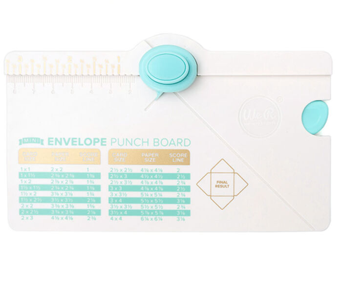 We R Memory Memory Keepers Mini Envelope Punch Board