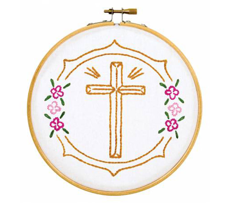 Jack Dempsey Needle Art Cross Decorative Embroidery