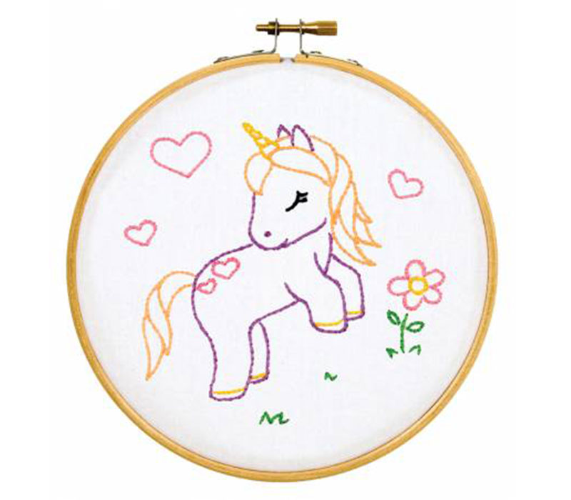 Jack Dempsey Needle Art Baby Unicorn Decorative Embroidery
